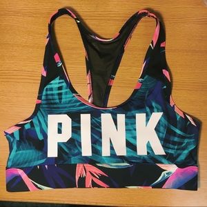 PINK mesh sport bra